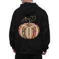Fall Book Pumpkin Fall Librarians Bookworm Teachers Students Men's Hoodie Back Print, trending gift