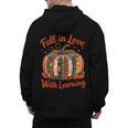 Fall In Love With Learning Book Lover Autumn Pumpkin Teacher Men's Hoodie Back Print, trending gift Fall In Love With Learning Book Lover Autumn Pumpkin Teacher Men's Hoodie Back Print, trending gift