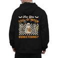 Are You Fall o Ween Directions Halloween Skeleton Teacher Men's Hoodie Back Print, trending gift