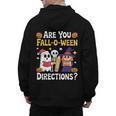Are You Fall O Ween Directions Halloween Teacher Ghost Men's Hoodie Back Print, trending gift