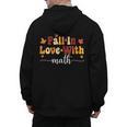Fall Teacher Fall In Love With Math Math Thanksgiving Men's Hoodie Back Print, trending gift