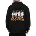 Fifth Grade Boo Crew Halloween Teacher Costume Men's Hoodie Back Print, trending gift