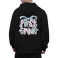 First Grade Coquette Bow Girls Teacher Team 1st Grade Squad Men's Hoodie Back Print, First Grade Teacher Gifts, trending gift First Grade Coquette Bow Girls Teacher Team 1st Grade Squad Men's Hoodie Back Print, First Grade Teacher Gifts, trending gift
