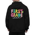 First Grade Team Teacher Back To School 1st Grade Squad Kids Men's Hoodie Back Print, First Grade Teacher Gifts, trending gift