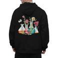 Floral Beakers Chemistry Lab Teacher Men's Hoodie Back Print, trending gift Floral Beakers Chemistry Lab Teacher Men's Hoodie Back Print, trending gift