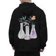 Flowers Test Tube Chemistry Student Science Teacher Women Men's Hoodie Back Print, Science Teacher Gifts, trending gift Flowers Test Tube Chemistry Student Science Teacher Women Men's Hoodie Back Print, Science Teacher Gifts, trending gift