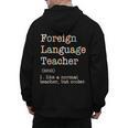 Foreign Language Teacher Like A Normal Teacher Men's Hoodie Back Print, trending gift Foreign Language Teacher Like A Normal Teacher Men's Hoodie Back Print, trending gift