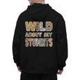 Fun Zoo Animal Print Teacher Shirts Wild About My Students Men's Hoodie Back Print, trending gift Fun Zoo Animal Print Teacher Shirts Wild About My Students Men's Hoodie Back Print, trending gift