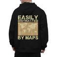 Geography Teacher Easily Distracted By Maps Men's Hoodie Back Print, trending gift Geography Teacher Easily Distracted By Maps Men's Hoodie Back Print, trending gift