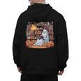 Ghost Book Reading Halloween Books Lover Teacher Men's Hoodie Back Print, trending gift Ghost Book Reading Halloween Books Lover Teacher Men's Hoodie Back Print, trending gift