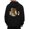 Ghosts Reading Books Teacher Halloween Librarian Boooks Men's Hoodie Back Print, trending gift Ghosts Reading Books Teacher Halloween Librarian Boooks Men's Hoodie Back Print, trending gift
