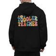 Groovy Toddler Teacher Appreciation Back To School Men's Hoodie Back Print, Groovy Teacher Gifts, trending gift Groovy Toddler Teacher Appreciation Back To School Men's Hoodie Back Print, Groovy Teacher Gifts, trending gift