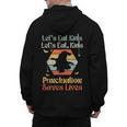 Halloween Lets Eat Kids English Teacher Costume Women Men's Hoodie Back Print, English Teacher Gifts, trending gift