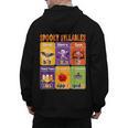 Halloween Spooky Syllable Types Teacher Educational Men's Hoodie Back Print, trending gift