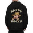 Happy Fri Yay Retro French Fries Friday Lovers Fun Teacher Men's Hoodie Back Print, trending gift Happy Fri Yay Retro French Fries Friday Lovers Fun Teacher Men's Hoodie Back Print, trending gift