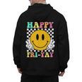 Happy Fri-Yay Teacher Friday Weekend School Men's Hoodie Back Print, trending gift