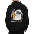 Happy Fri-Yay Teacher Fry Yay Friday Weekend Men's Hoodie Back Print, trending gift