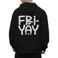 Happy Friyay Teacher Shirt Cute Teacher Fashion Fri-Yay Men's Hoodie Back Print, trending gift