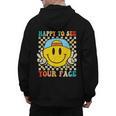 Happy To See Your Face Hippie Smile Back To School Teachers Men's Hoodie Back Print, trending gift Happy To See Your Face Hippie Smile Back To School Teachers Men's Hoodie Back Print, trending gift