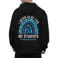 Happy Teacher I Wear Blue For My Students Autism Awareness Men's Hoodie Back Print, trending gift Happy Teacher I Wear Blue For My Students Autism Awareness Men's Hoodie Back Print, trending gift