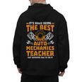 Hard Being The Best Auto Mechanics Teacher For Men Women Kids Men's Hoodie Back Print, trending gift