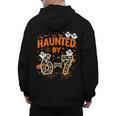 Haunted By 6-7 Halloween Math Teacher Joke Men's Hoodie Back Print, trending gift Haunted By 6-7 Halloween Math Teacher Joke Men's Hoodie Back Print, trending gift