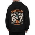 Haunted By 6x7 Math Teacher Halloween Pun Men's Hoodie Back Print, trending gift Haunted By 6x7 Math Teacher Halloween Pun Men's Hoodie Back Print, trending gift