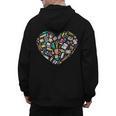 Heart Shape Art Teacher And Painting Sketching Artist Men's Hoodie Back Print, trending gift Heart Shape Art Teacher And Painting Sketching Artist Men's Hoodie Back Print, trending gift