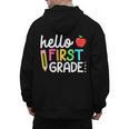 Hello First Grade Team 1st Grade Back To School Teacher Kids Men's Hoodie Back Print, First Grade Teacher Gifts, trending gift Hello First Grade Team 1st Grade Back To School Teacher Kids Men's Hoodie Back Print, First Grade Teacher Gifts, trending gift