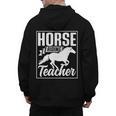 Horse Riding Teacher Rider Lover Equestrian Men Women Kids Men's Hoodie Back Print, trending gift