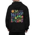 We Are Hungry For Learning Teacher Life Back To School Men's Hoodie Back Print, trending gift We Are Hungry For Learning Teacher Life Back To School Men's Hoodie Back Print, trending gift
