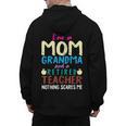 I'm Mom Grandma And A Retired Teacher Nothing Scares Me Men Women Men's Hoodie Back Print, Couple Gifts, trending gift