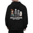 Inclusion Isn't Scary SLP Halloween Costume Sped Teacher Men's Hoodie Back Print, trending gift Inclusion Isn't Scary SLP Halloween Costume Sped Teacher Men's Hoodie Back Print, trending gift