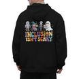 Inclusion Isn't Scary SLP Halloween Sped Teacher Men's Hoodie Back Print, trending gift Inclusion Isn't Scary SLP Halloween Sped Teacher Men's Hoodie Back Print, trending gift