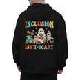 Inclusion Isn't Scary SLP Halloween Sped Teacher Therapy Men's Hoodie Back Print, trending gift Inclusion Isn't Scary SLP Halloween Sped Teacher Therapy Men's Hoodie Back Print, trending gift