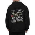 Intervention Teacher Progress Monitoring Intervention Men's Hoodie Back Print, trending gift