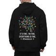 It's Fine I'm Fine Christmas Light Principal Teacher Xmas Men Women Men's Hoodie Back Print, trending gift It's Fine I'm Fine Christmas Light Principal Teacher Xmas Men Women Men's Hoodie Back Print, trending gift