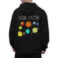 Kids Solar Systems Cute Planets Space Science Teacher School Men's Hoodie Back Print, Science Teacher Gifts, trending gift