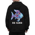 Be Kind Rainbow Fish Teacher Life Teaching Back To School Men's Hoodie Back Print, trending gift Be Kind Rainbow Fish Teacher Life Teaching Back To School Men's Hoodie Back Print, trending gift