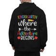 Kindergarten Where The Adventure Begins Shirt Children's Teacher Men's Hoodie Back Print, trending gift Kindergarten Where The Adventure Begins Shirt Children's Teacher Men's Hoodie Back Print, trending gift