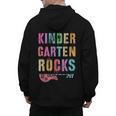 KINDERGARTEN ROCKS Teacher Crew Rock Star Kinder Team Men's Hoodie Back Print, trending gift