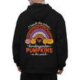 Kindergarten Teacher Pumpkin Patch Cute Men's Hoodie Back Print, trending gift