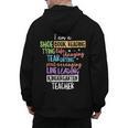 I Am A Kindergarten Teacher Shirt Creative Men's Hoodie Back Print, trending gift