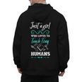 Kindergarten Teacher Shirt Humor Preschool Teacher Men's Hoodie Back Print, trending gift