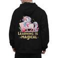 LEARNING IS MAGICAL TEACHER UNICORN BACK TO SCHOOL UNICORN Men's Hoodie Back Print, trending gift LEARNING IS MAGICAL TEACHER UNICORN BACK TO SCHOOL UNICORN Men's Hoodie Back Print, trending gift