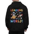 Learning Is Out Of This World Space Back To School Teacher Men's Hoodie Back Print, trending gift