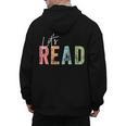 Let's Read Book Nerd Reading Book Lover Librarian Teacher Men's Hoodie Back Print, trending gift Let's Read Book Nerd Reading Book Lover Librarian Teacher Men's Hoodie Back Print, trending gift