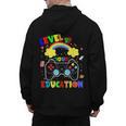 Level Up Your Education Gaming Inspired Teacher Gamers For Men Women Kids Men's Hoodie Back Print, trending gift Level Up Your Education Gaming Inspired Teacher Gamers For Men Women Kids Men's Hoodie Back Print, trending gift