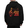 Life Is Better With Music Theory Musician Teacher Notes Clef Men's Hoodie Back Print, trending gift Life Is Better With Music Theory Musician Teacher Notes Clef Men's Hoodie Back Print, trending gift