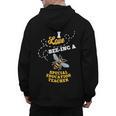 I Love Bee-Ing A Special Education Teacher Honey Bee Job For Men Women Men's Hoodie Back Print, trending gift